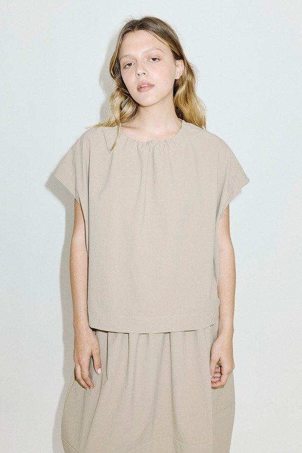 Producto - Blusa Cuello Frunce Nylon SS27-MBFN - 8