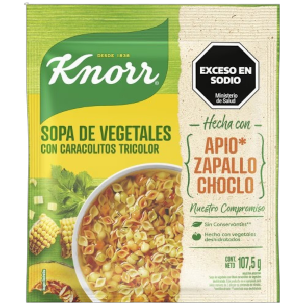 Producto - SOPA KNORR VEG C/CARAC TRIC 10u x 107,5g