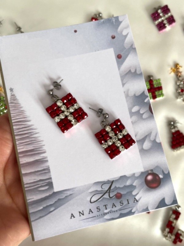 Producto - Aros Regalo Rojo