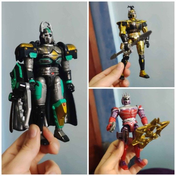 Producto - Beetleborg Set x3 Gold Silver Purple 1997 Original BANDAI - 1