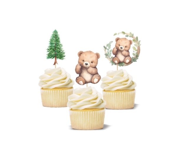 Producto - Bosque New Topper cupcake silueta x 6