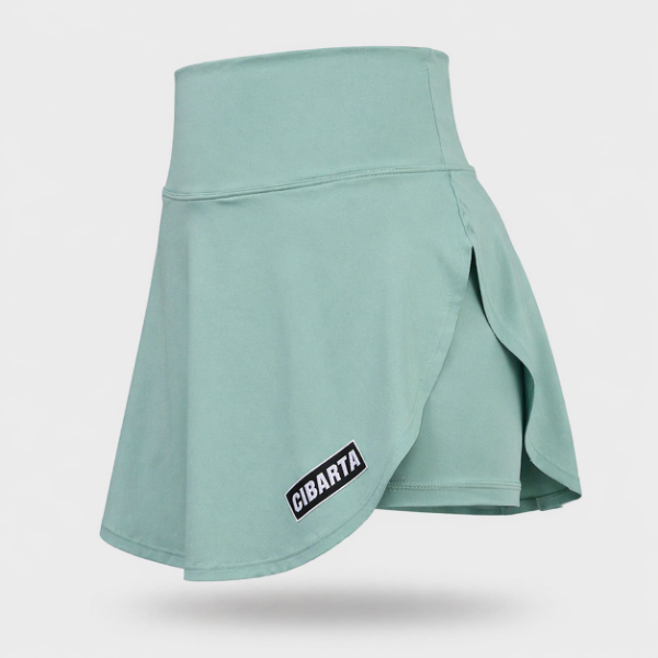 Producto - Pollera con Short Cibarta modelo crossfit Pro Verde Agua