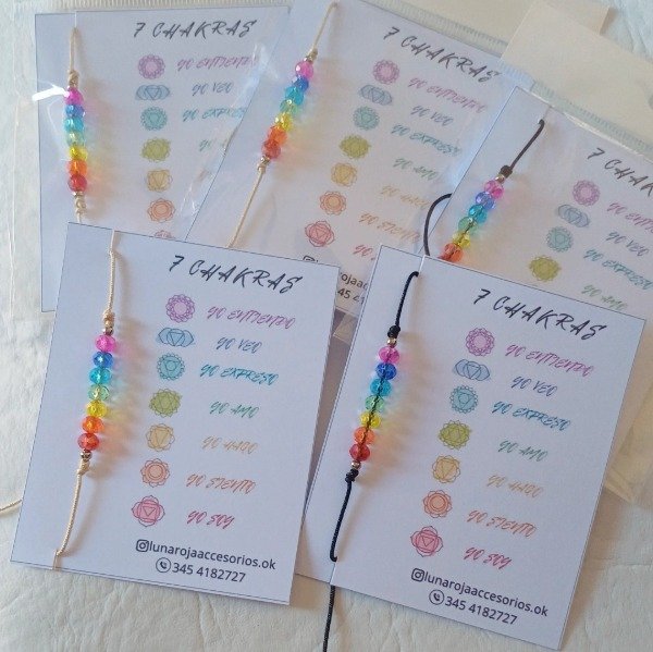 Producto - Pulsera 7 Chakras Hilo