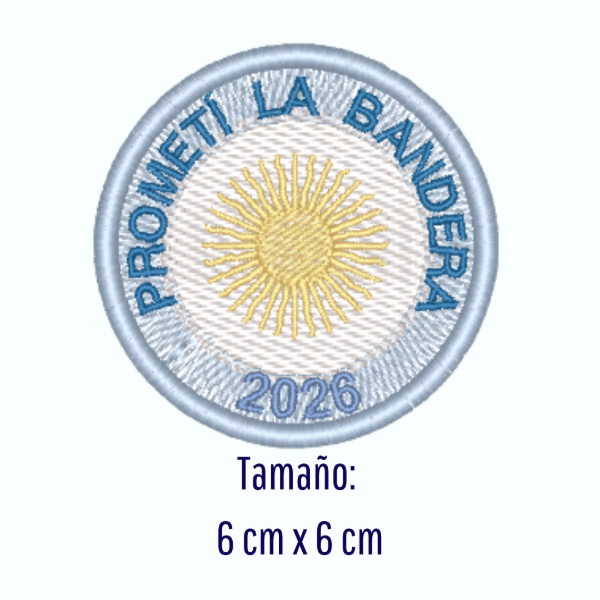 Producto - Matriz de Bordado - Promesas a la Bandera 2026- Modelo 3 - Estilo ITH - 1