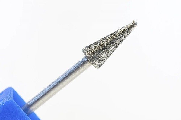 Producto - Fresa para manicuría rusa - cono - cinta azul