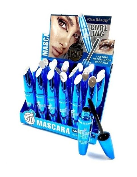 Producto - MÁSCARA DE PESTAÑAS WATERPROOF CURLING 5D KISS BEAUTY