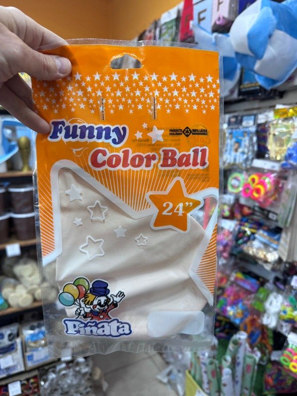 Producto - Piñata Globo 24" Blanca x 1