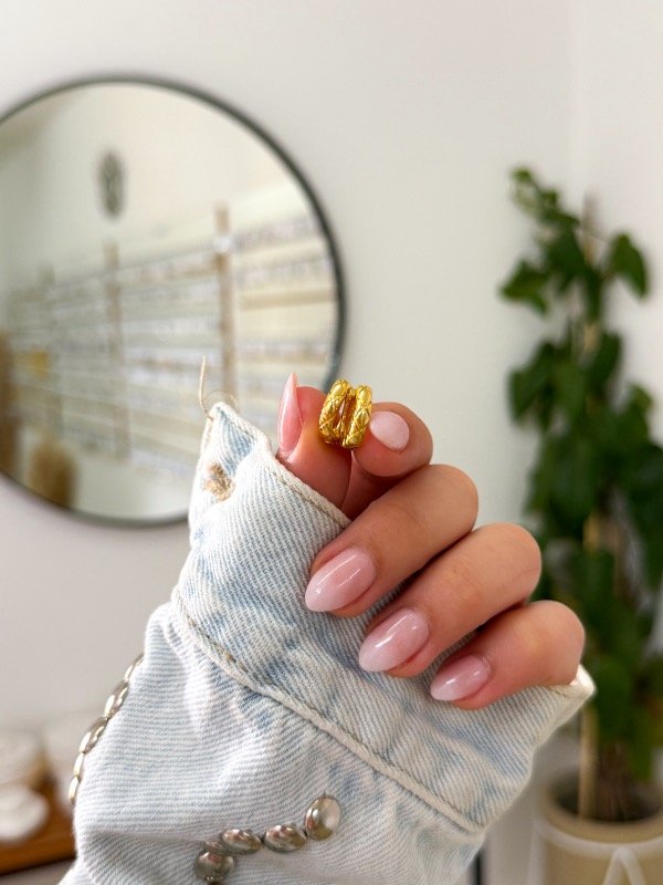 Producto - Cubanitos bañados en oro rombos textura