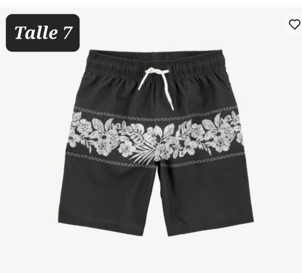 Producto - Traje de baño carters talle 7 negro