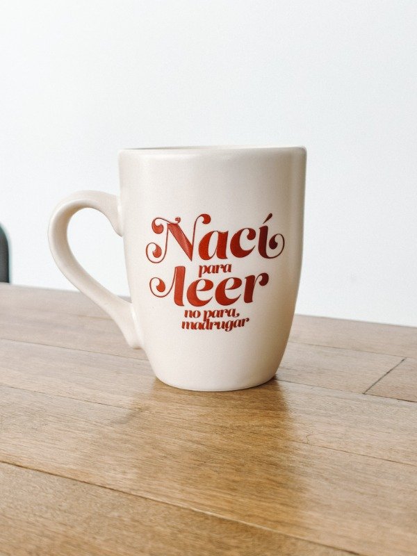 Producto - Taza - Nací para leer