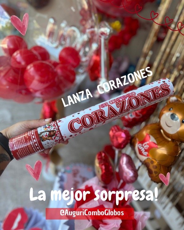 Producto - Lanza papel Mortero - Lanza Corazones