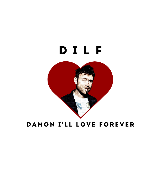 Producto - DILF (DAMON I LOVE FOREVER) BLUR - BABY TEE