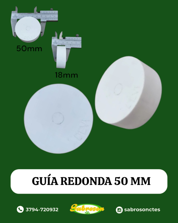 Producto - Guía Redonda Para Sierra Carnicera De Apm 50 mm
