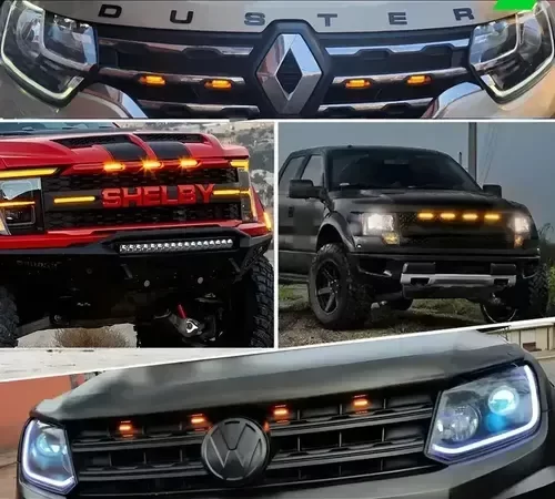 Producto - KIT X4 LED AMBAR DE PARRILLA PARA CAMIONETAS - 4