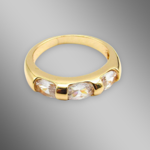 Producto - Anillo Con Piedras - Acero Dorado-SHAR2223-131387-ZGT