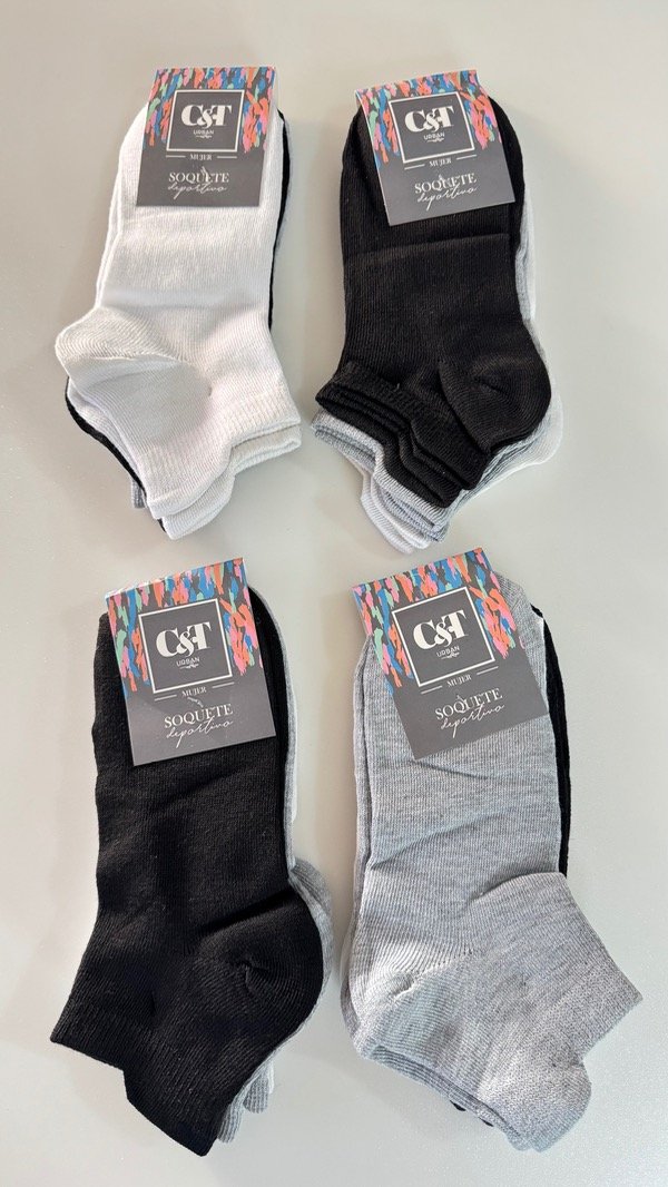 Producto - PACK X 3 SOQUETES CYT LISOS