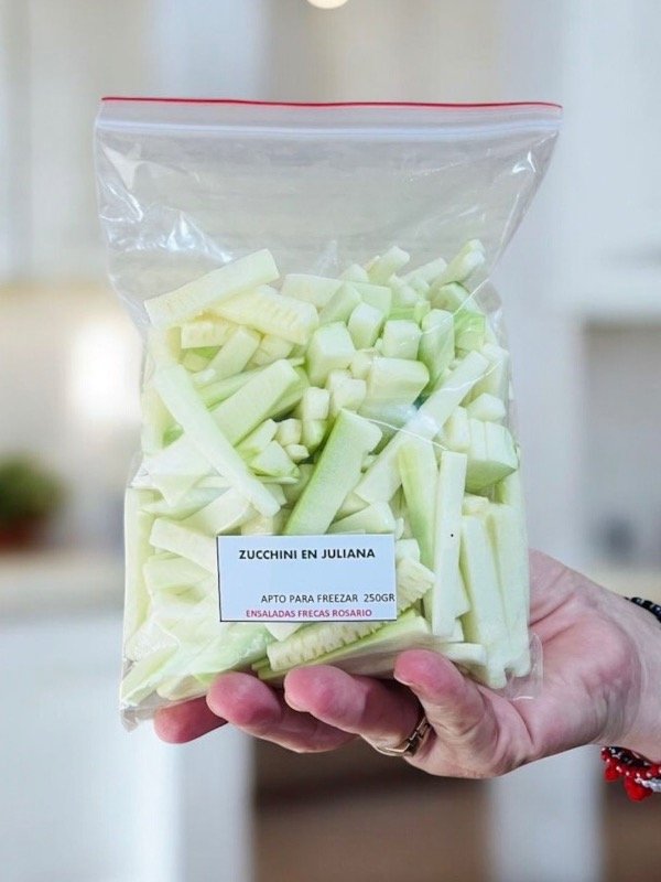 Producto - Zucchini en juliana 250gr