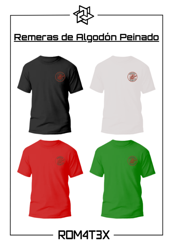 Producto - CROSTA NOBILE Remeras de Algodón Peinado con Bordado Industrial