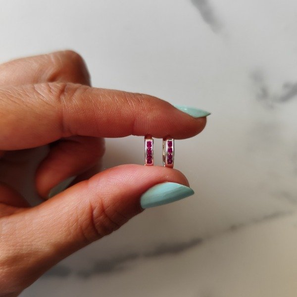 Producto - Aros Grecia Fucsia