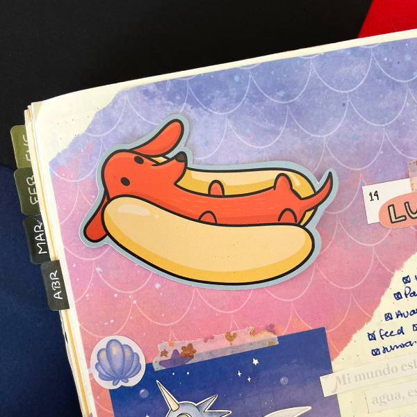 Producto - Sticker die cut Vinilo Perro pancho