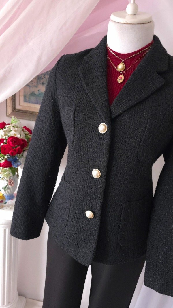 Producto - Chaqueta Noire Chanel! IMPORTADA NUEVA - 3