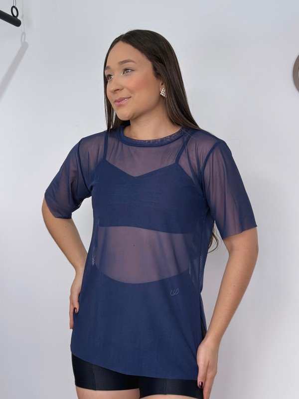 Producto - Blusa de Tule - Azul Marino