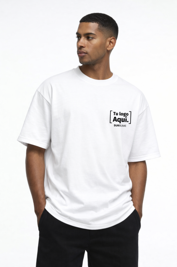 Producto - REMERA PERSONALIZADA ALGODÓN PEINADO OVERSIZE