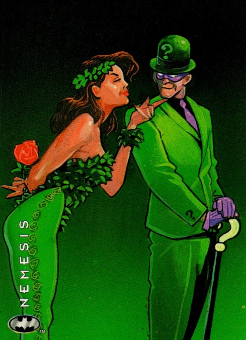 Producto - 1994 SkyBox Batman: the Dark Knight #53 - Nemesis, The Riddler / Poison Ivy