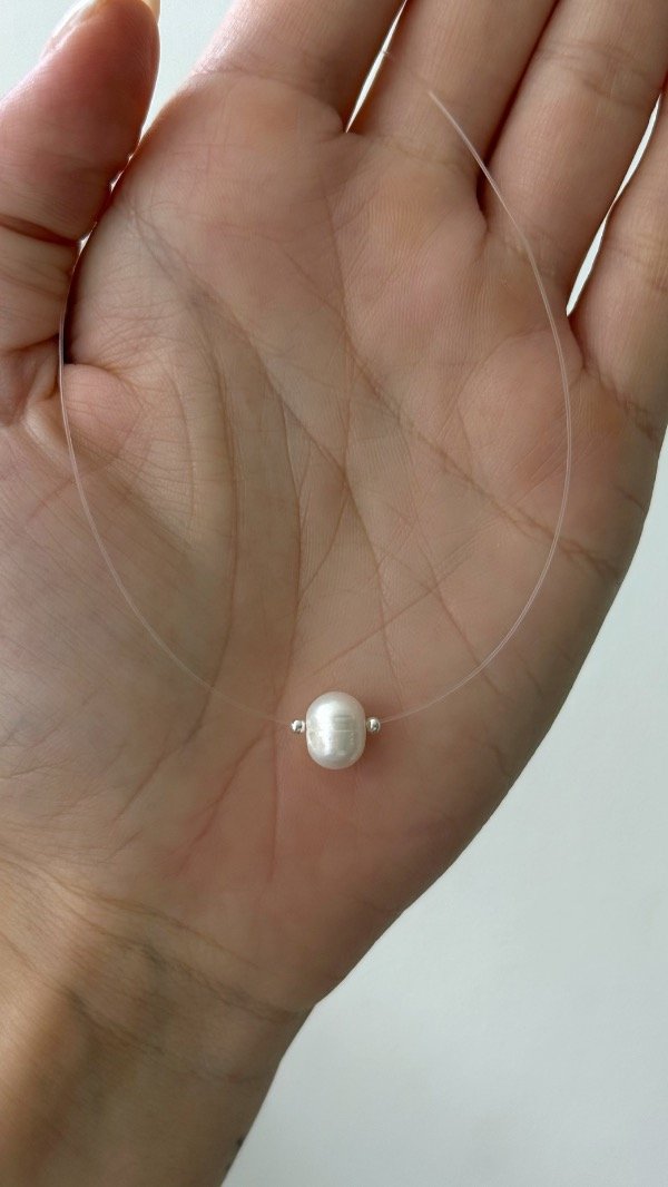 Producto - Tanza dije perla río irregular P925