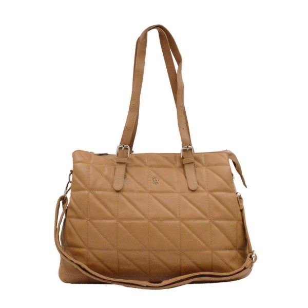 Producto - Cartera Maira  Mostaza grande con 2 x1