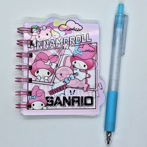 Producto - Libretita sanrio con imágen cambiante + Lapicera