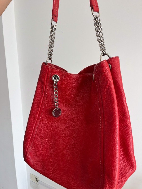 Producto - Cartera Prune Red Chains - 4
