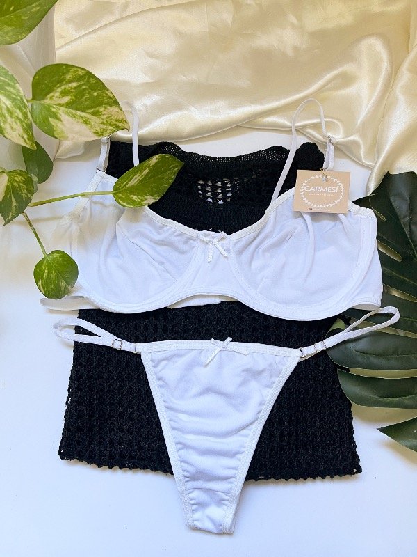 Producto - Conjunto Bernice BLANCO talle 95 y 105