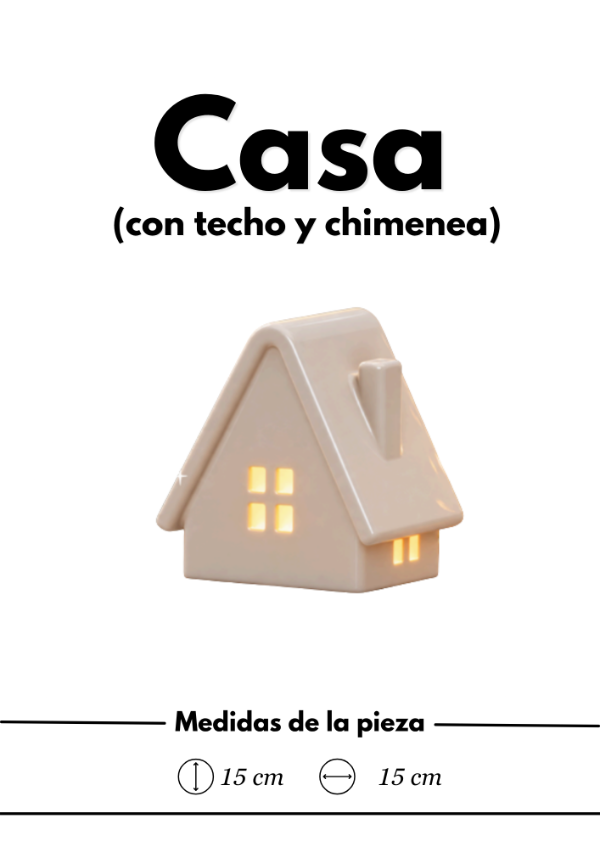 Producto - Casa con techo y chimenea