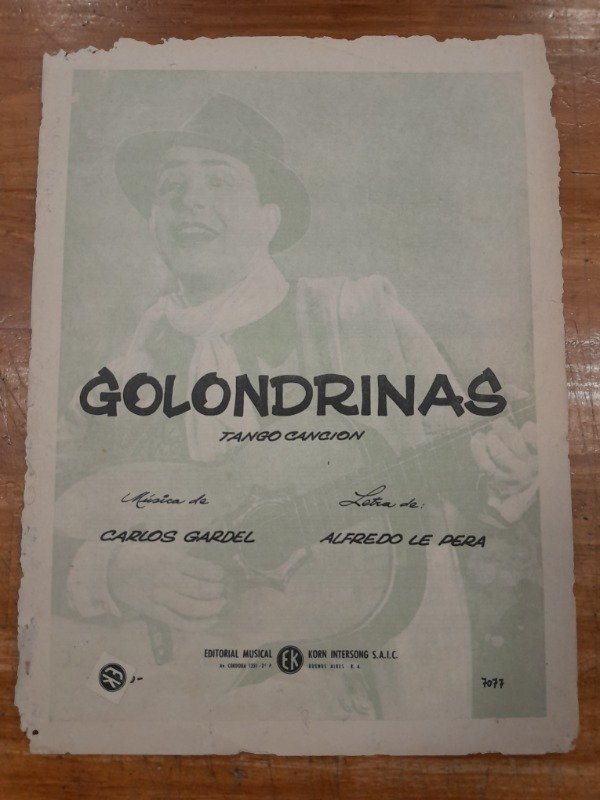 Producto - Golondrinas Tango Partitura - Gardel Le Pera