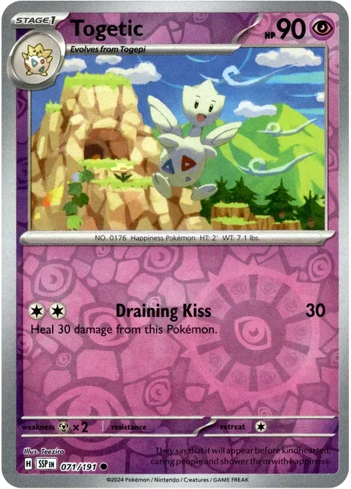 Producto - Togetic - 071/191 - Surging Sparks - Reverse Holo