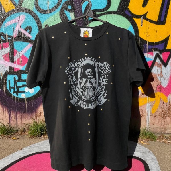 Producto - Remera Calavera Biker life (M)