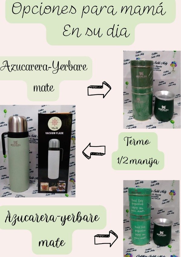 Producto - SET MATERO VERDE PARA MAMÁ