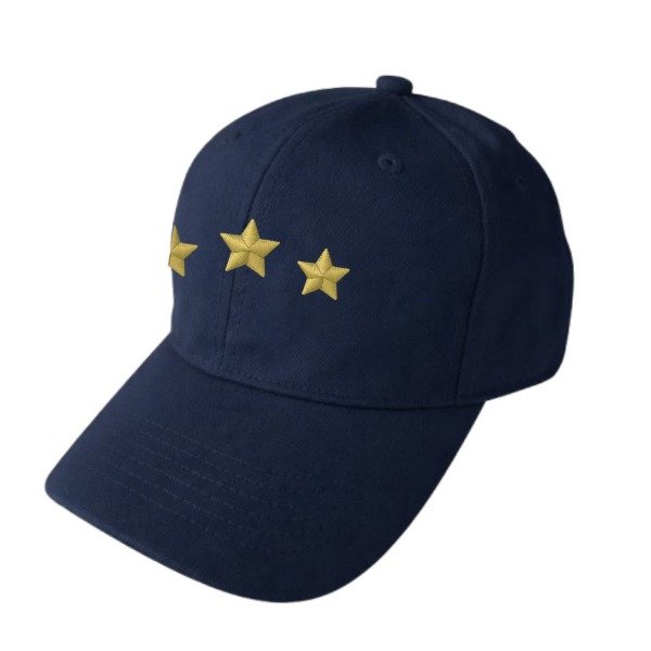Producto - Gorra Lisa 3 Estrellas Bordado Premium