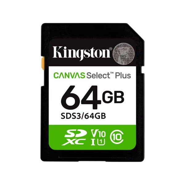 Producto - Kingston Tarjeta de Memoria SDS3/ Canvas Select Plus - SD