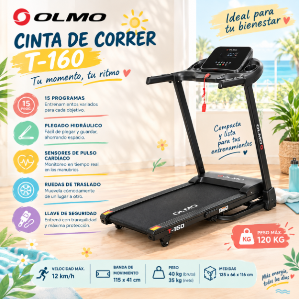 Producto - CINTA CAMINADORA OLMO T-160