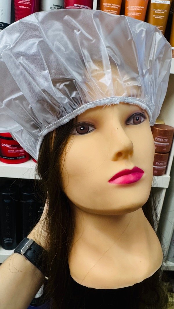 Producto - gorro de ducha, transparente- resistente