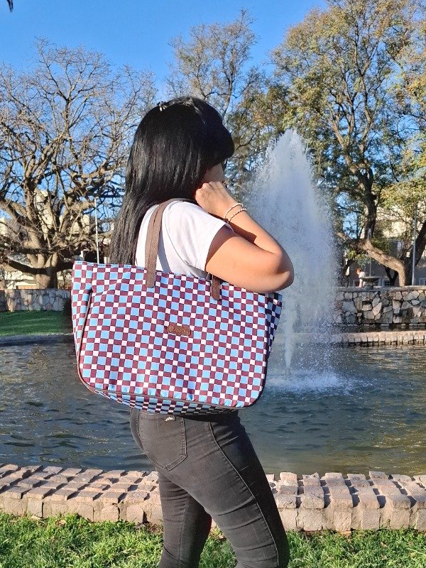 Producto - Bolso cuadrille celeste - 1