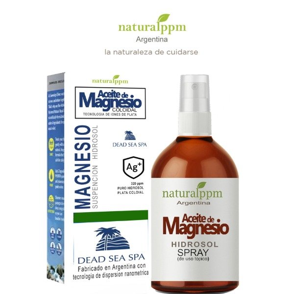 Producto - Aceite Magnesio Puro y Serum Hidrosol del Mar Muerto 300ml