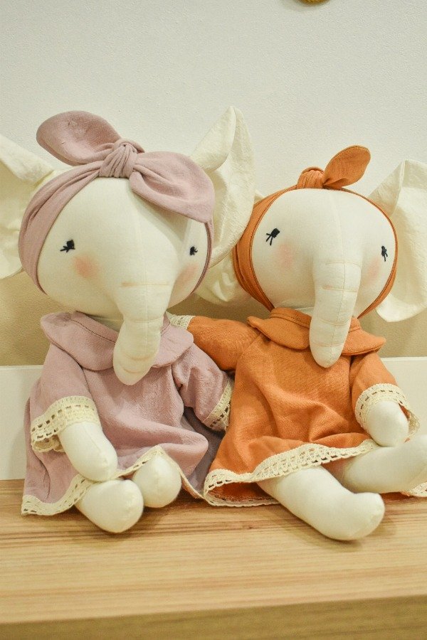 Producto - Muñecos de apego Copito y Paquita