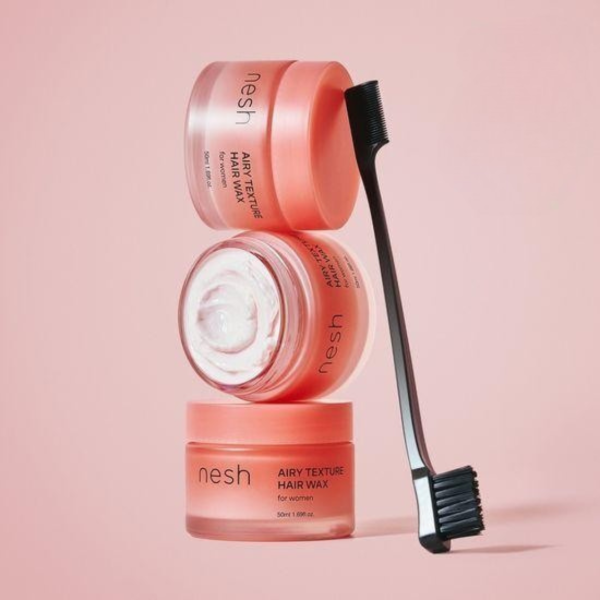 Producto - nesh Airy Texture Hair Wax and Dual Brush