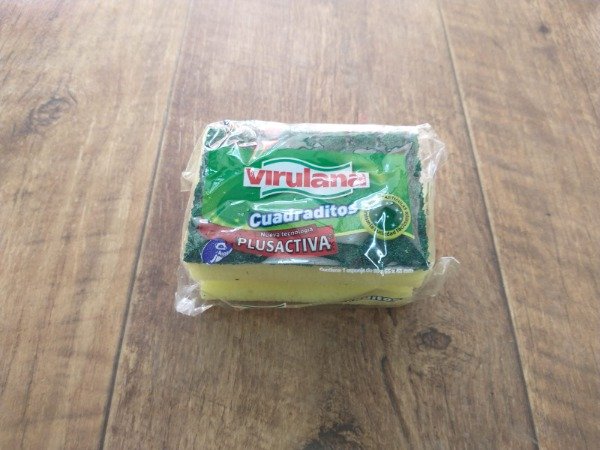 Producto - Esponja Virulana "cuadriculada"