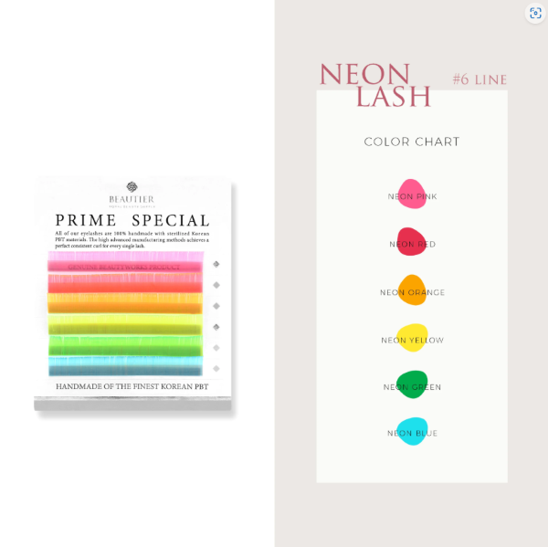 Producto - Extensiones de Pestañas NEON - 2