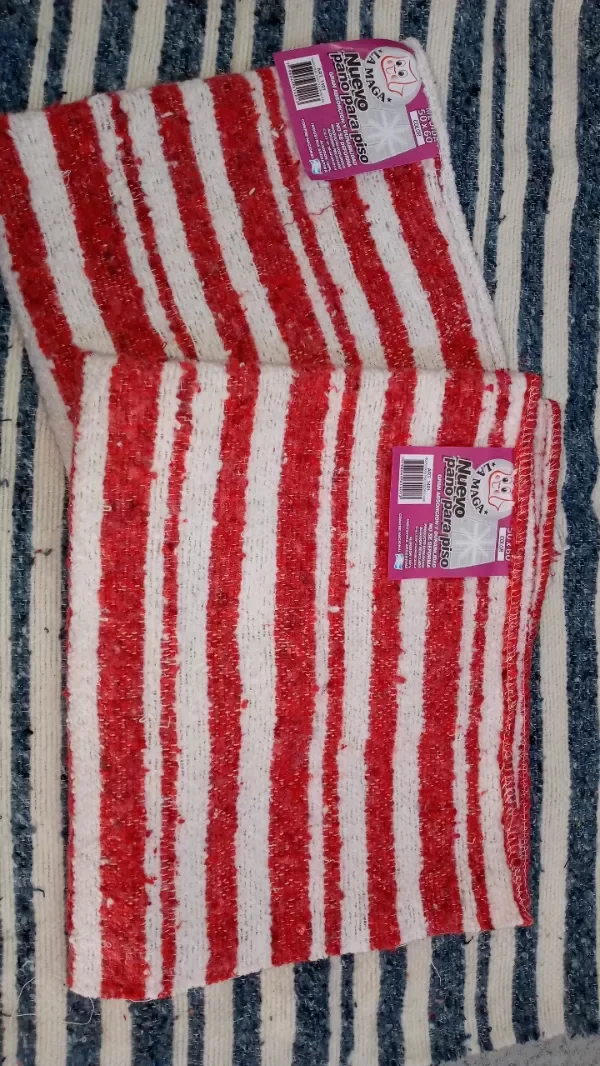 Producto - Trapo de piso Rojo rayado La Maga
