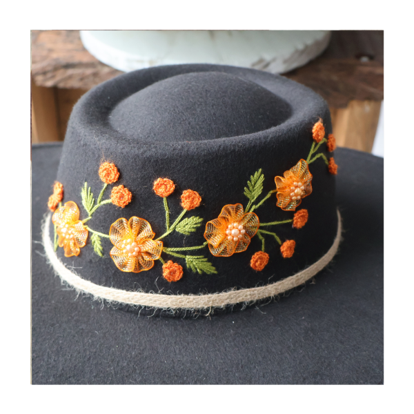 Producto - Sombrero Paño Bordado - 7